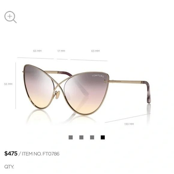 Tom ford sunglasses authentic purchased at Saks - Picture 1 of 5